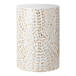 Столик с инкрустацией с перламутровым узором Jean Cream варинант исполнения - 1 | Loft Concept в Брянске