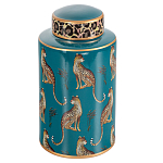 Ваза фарфоровая с крышкой Leopard Ccollection варинант исполнения - 1 | Loft Concept в Брянске