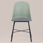 Стул из прочного пластика на металлическом основании Anora Green  варинант исполнения - 2 | Loft Concept в Брянске