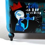 Кресло "Баския и Уорхол" Basquiat Warhol graffiti chair натуральная кожа варинант исполнения - 9 | Loft Concept в Брянске