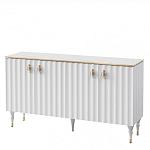 Консоль четырёхдверная с белым рельефным фасадом Expanses of Beauty варинант исполнения - 1 | Loft Concept в Брянске