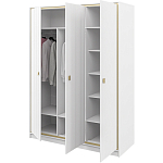 Шкаф белый трёхдверный для одежды Antique Order варинант исполнения - 2 | Loft Concept в Брянске