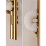 Бра  с фигурным мраморным рассеивателем Spiral of Warm Light варинант исполнения - 5 | Loft Concept в Брянске