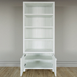 Книжный Стеллаж Elsa Dreams White с задней стенкой варинант исполнения - 4 | Loft Concept в Брянске