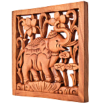 Панно из дерева слов и цветы Panel With Animals варинант исполнения - 2 | Loft Concept в Брянске