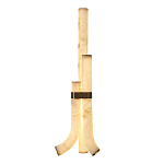 Торшер геометрический с тремя мраморными плафонами Marble Tripod варинант исполнения - 2 | Loft Concept в Брянске