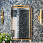 Зеркало в золотой раме Arched Mirror варинант исполнения - 2 | Loft Concept в Брянске