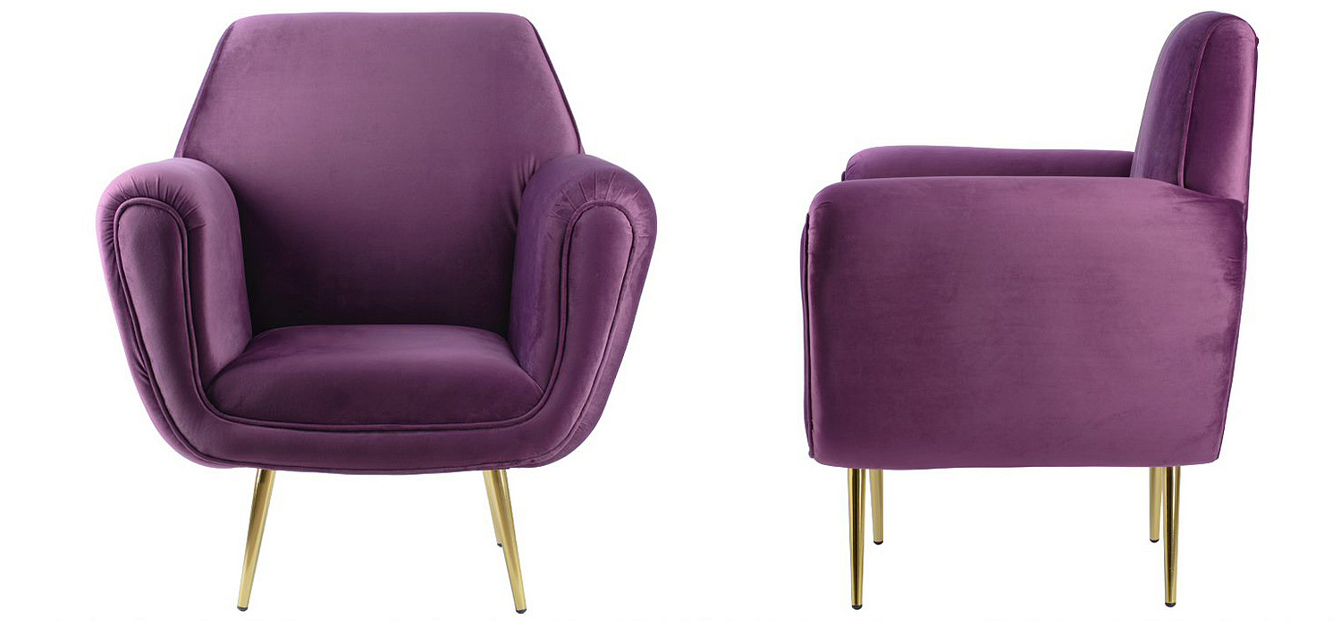 Кресло Lounge Chairs Gigi Radice purple Кресло Lounge Chairs Gigi Radice purple - Loft-Concept в Брянске