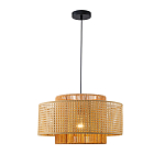 Подвесной светильник с абажуром из плтеного бамбука Light Inside the Cell варинант исполнения - 2 | Loft Concept в Брянске