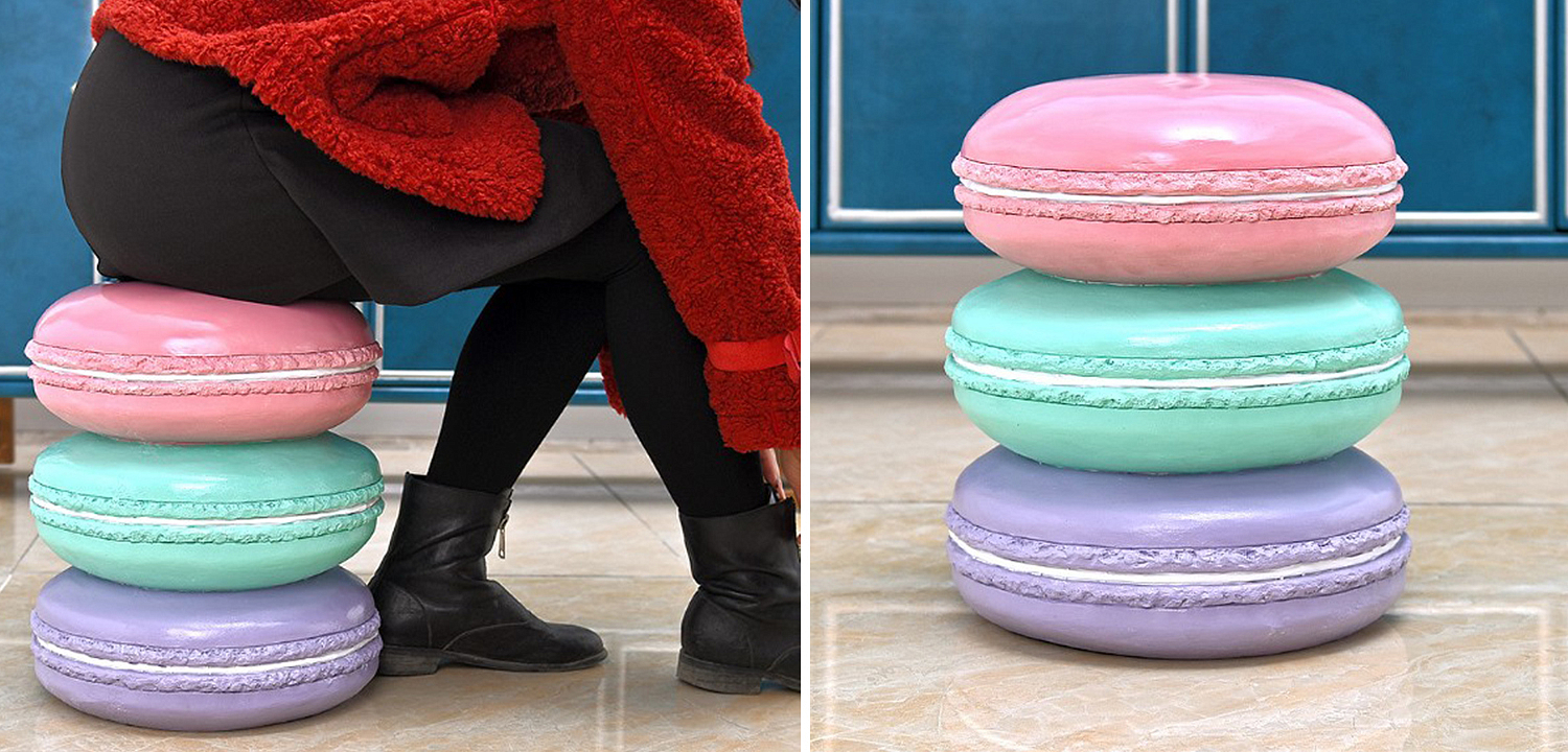 Приставной табурет Макарон Three Macaroon Stool Приставной табурет Макарон Three Macaroon Stool - Loft-Concept в Брянске