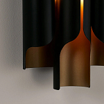 Бра из металла Dolton Wall Lamp Black варинант исполнения - 3 | Loft Concept в Брянске
