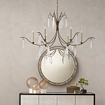 Люстра с прозрачными каплевидными подвесками Elegant Thin Chandelier варинант исполнения - 2 | Loft Concept в Брянске