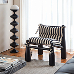 Кресло черно-белое со съемными подушками Celebrity варинант исполнения - 7 | Loft Concept в Брянске