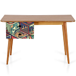 Письменный стол с принтом на ящиках Elise Desk варинант исполнения - 9 | Loft Concept в Брянске