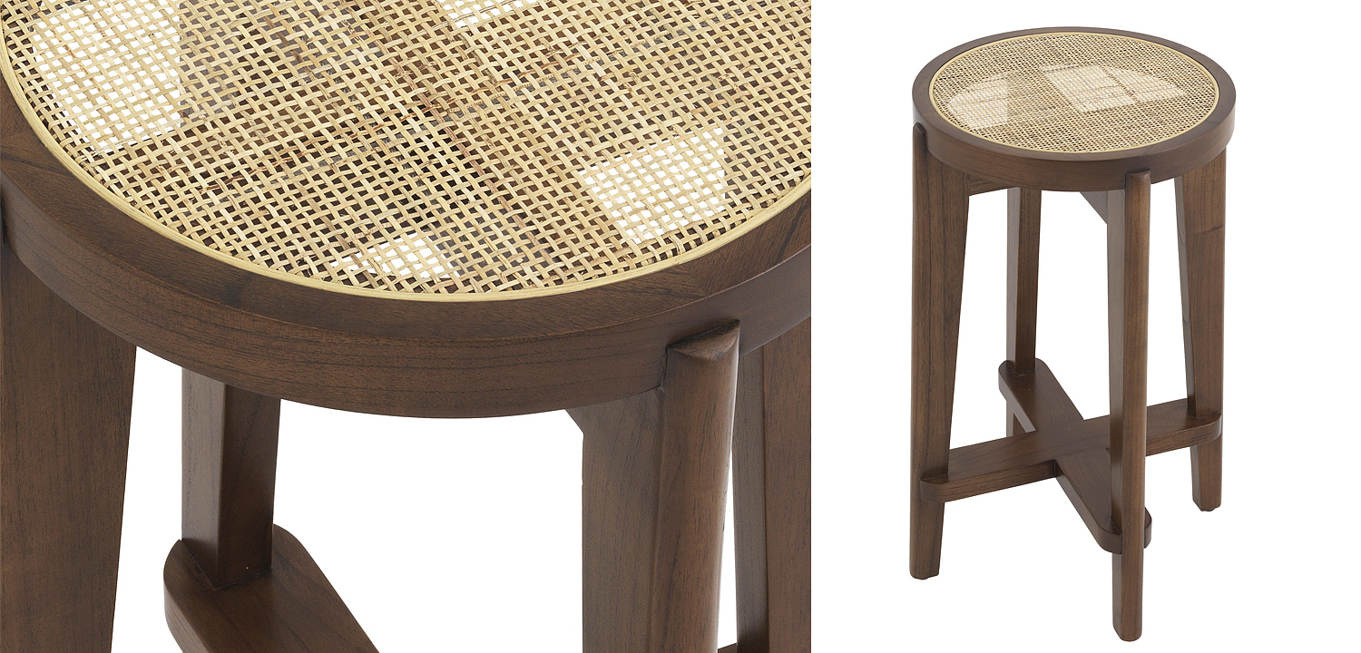 Полубарный стул Eichholtz Counter Stool Dareau brown Полубарный стул Eichholtz Counter Stool Dareau brown - Loft-Concept в Брянске