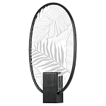 Бра с гравировкой на акриловом плафоне Gravyura Black варинант исполнения - 1 | Loft Concept в Брянске