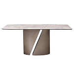 Стол обеденный керамический серый Servorios варинант исполнения - 1 | Loft Concept в Брянске