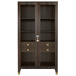Дизайнерский шкаф витрина Elsa Dreams Walnut с 4-мя ящиками варинант исполнения - 9 | Loft Concept в Брянске