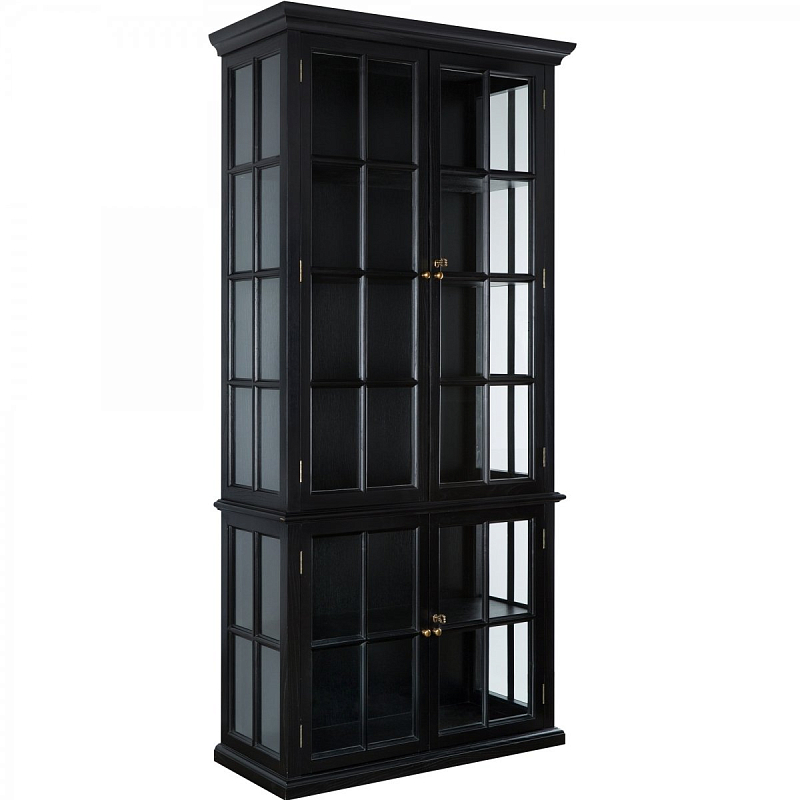 Шкаф-витрина French black Черный Шкаф-витрина French black Черный в Брянске | Loft Concept