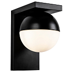 Бра с плафоном в виде шара Ponzio Flos Black Sphere Wall Lamp варинант исполнения - 1 | Loft Concept в Брянске