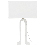 Настольная лампа на арочном корпусе с прямоугольным абажуром One Piece Support варинант исполнения - 4 | Loft Concept в Брянске