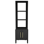 Этажерка Primo с тумбой шпон Черный дуб варинант исполнения - 1 | Loft Concept в Брянске