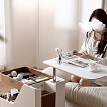 Журнальный столик передвижной с подъемной столешницей Table Trolley варинант исполнения - 3 | Loft Concept в Брянске