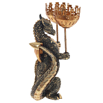 Подсвечник в виде дракона Dragon candlestick Gold Green варинант исполнения - 1 | Loft Concept в Брянске