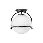 Потолочный светильник с плафоном в форме белого матового шара Hinkley варинант исполнения - 1 | Loft Concept в Брянске