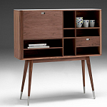 Дизайнерский комод-буфет на высоких ножках с выдвижными ящиками и открытыми полками Joshar варинант исполнения - 1 | Loft Concept в Брянске