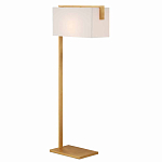 Торшер с прямоугольным абажуром на золотом металлическом каркасе Rectangular Plane  варинант исполнения - 1 | Loft Concept в Брянске