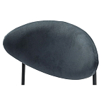 Стул металлический с мягкой спинкой и сиденьем из велюра Alfie Chair варинант исполнения - 6 | Loft Concept в Брянске