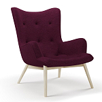 Мебельная ткань Шенилл фиолетовый цвет 138 см T4-27 варинант исполнения - 5 | Loft Concept в Брянске