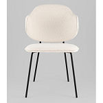 Стул Bellamy букле молочный варинант исполнения - 4 | Loft Concept в Брянске