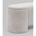 Банкетка Taks букле светло-серый варинант исполнения - 2 | Loft Concept в Брянске