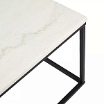 Журнальный столик прямоугольный White Marble Surface варинант исполнения - 4 | Loft Concept в Брянске