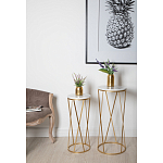 Столик дизайнерский Beige marble варинант исполнения - 2 | Loft Concept в Брянске