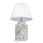 Настольная лампа цилиндрическая с цветочной росписью Lamp Flower Painting варинант исполнения - 4 | Loft Concept в Брянске