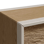 Комод 8 ящиков с подсветкой на рельефном фасаде Warm Industrial варинант исполнения - 3 | Loft Concept в Брянске