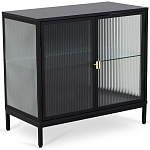 Сервант двухдверный с рифленым стеклом The Keeper варинант исполнения - 1 | Loft Concept в Брянске