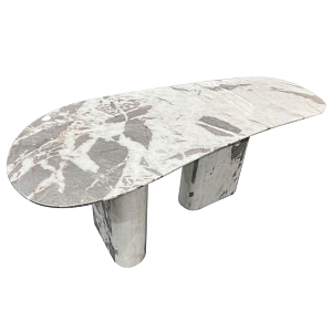 Обеденный стол Ernest Grey Marble Dining Table