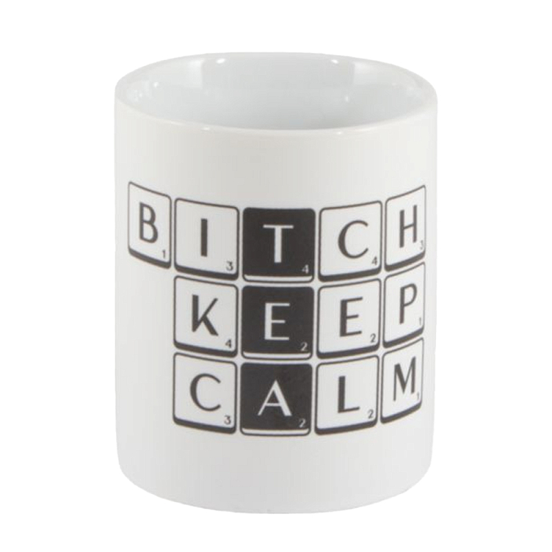 Кружка Seletti Tiles and Tales Tea Белый Черный Кружка Seletti Tiles and Tales Tea Белый Черный в Брянске | Loft Concept