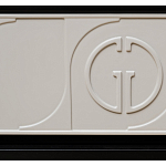 Тумбочка прикроватная с ящиком черно-серого цвета Noble Nightstand варинант исполнения - 4 | Loft Concept в Брянске