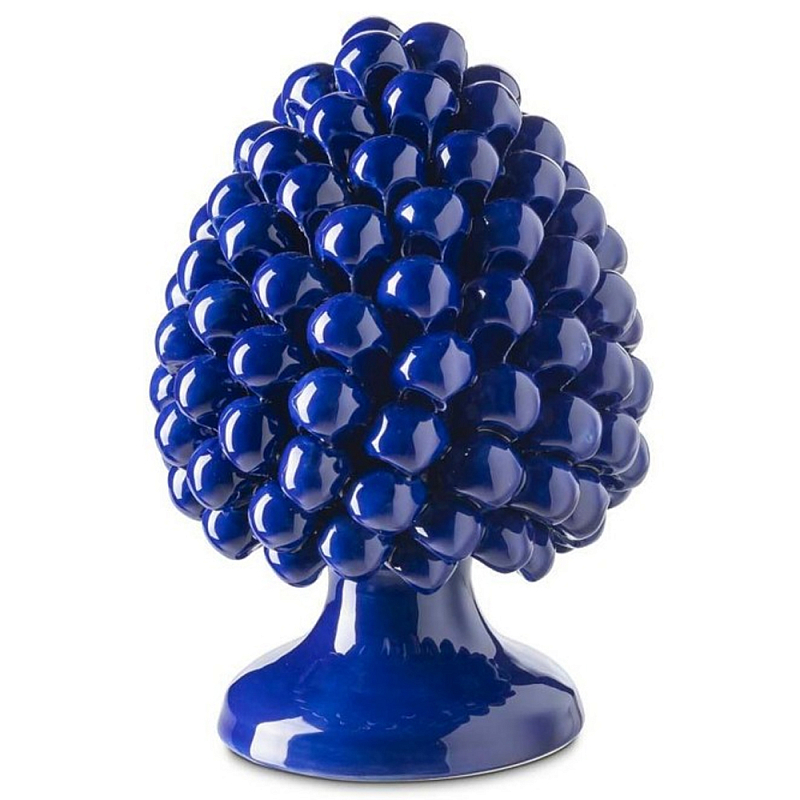 Статуэтка Pine Cone H20 Синий Голубой Белый Статуэтка Pine Cone H20 Синий Голубой Белый в Брянске | Loft Concept