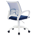 Офисное кресло с основанием из белого пластика Desk chairs Blue варинант исполнения - 2 | Loft Concept в Брянске