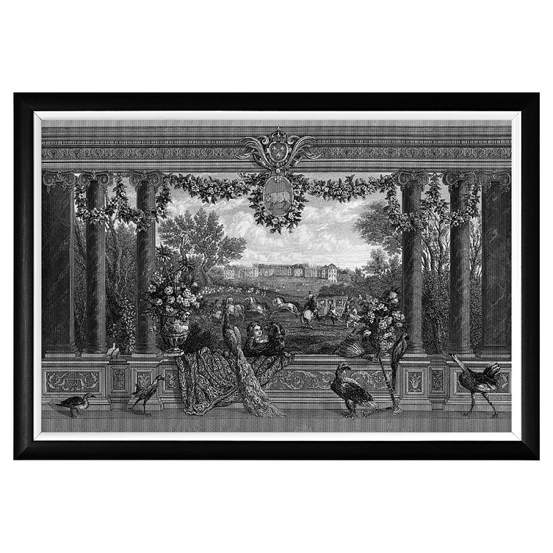 Постер Versailles Poster Черный Белый Постер Versailles Poster Черный Белый в Брянске | Loft Concept