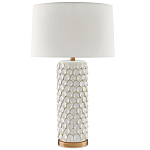 Настольная лампа покрытая лепестками белых цветов Fancy Calla Lily варинант исполнения - 2 | Loft Concept в Брянске