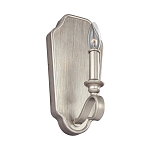 Бра серебрянного цвета с лампой в виде свечи на изогнутой ножке Feiss варинант исполнения - 1 | Loft Concept в Брянске