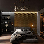 Гипсовая 3D панель с принтографией PM-02 варинант исполнения - 1 | Loft Concept в Брянске