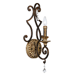 Бра в форме свечи и подвесками в классическом стиле Quoizel варинант исполнения - 1 | Loft Concept в Брянске